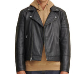 Asymmetrical Leather Jacket